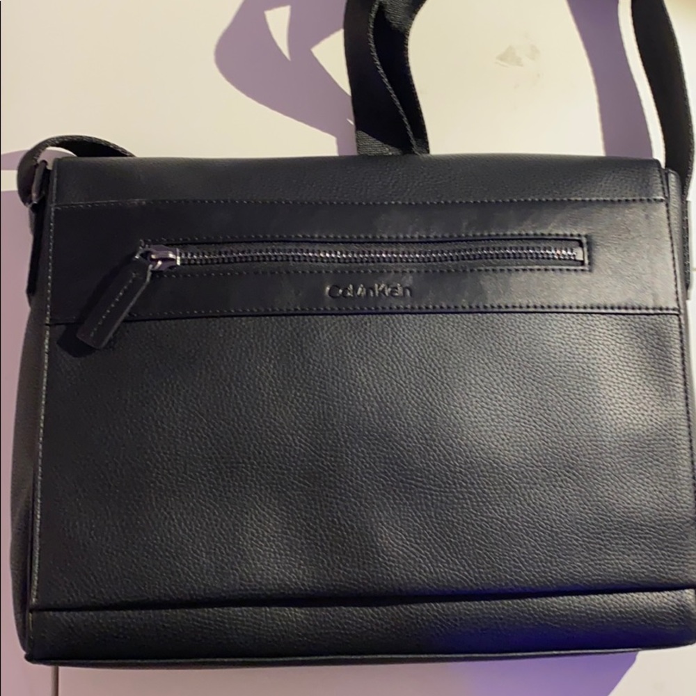 Black Calvin Klein Messenger Bag